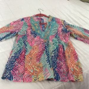 Lilly Pulitzer Multi Color Top